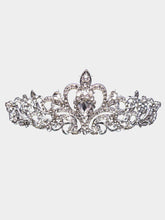 Pear Cut Stone Crown Wedding Headpieces